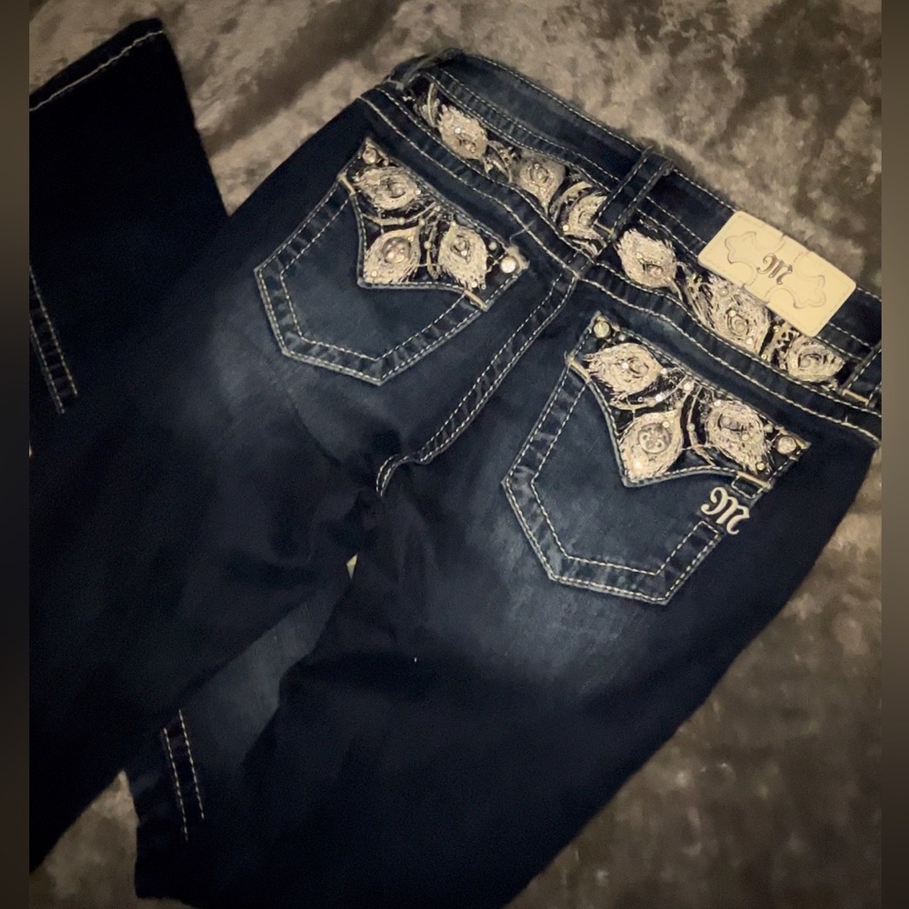 COPY - Miss me dark blue jeans